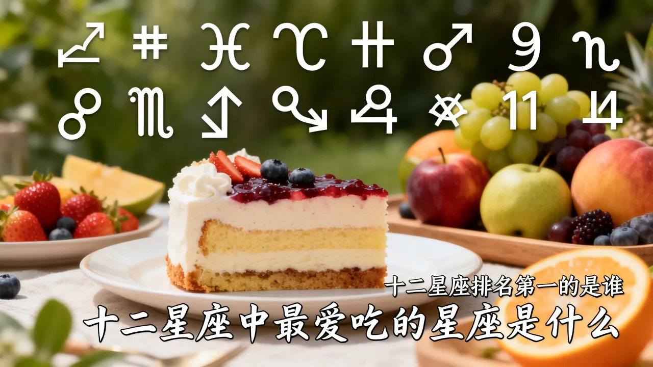 十二星座排名第一的是谁，十二星座中最爱吃的星座是什么？