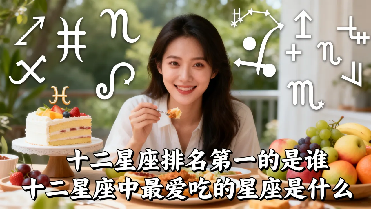 十二星座排名第一的是谁，十二星座中最爱吃的星座是什么？