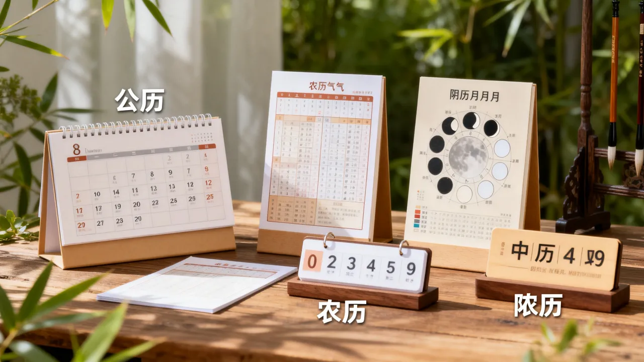 公历农历阴历阳历到底啥区别？怎么区分，阴历是农历吗