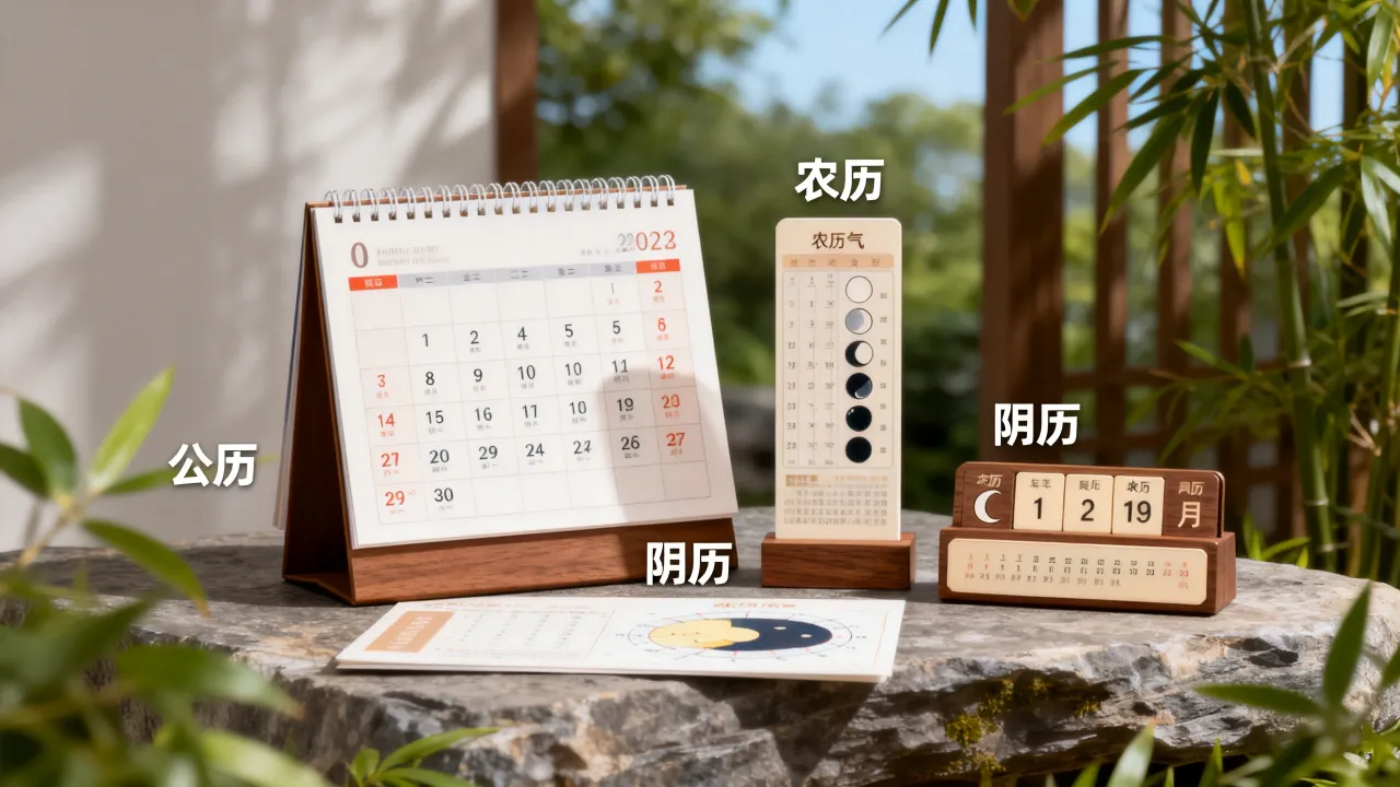 公历农历阴历阳历到底啥区别？怎么区分，阴历是农历吗