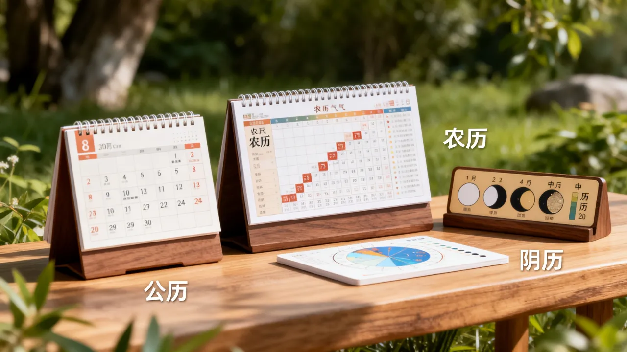 公历农历阴历阳历到底啥区别？怎么区分，阴历是农历吗
