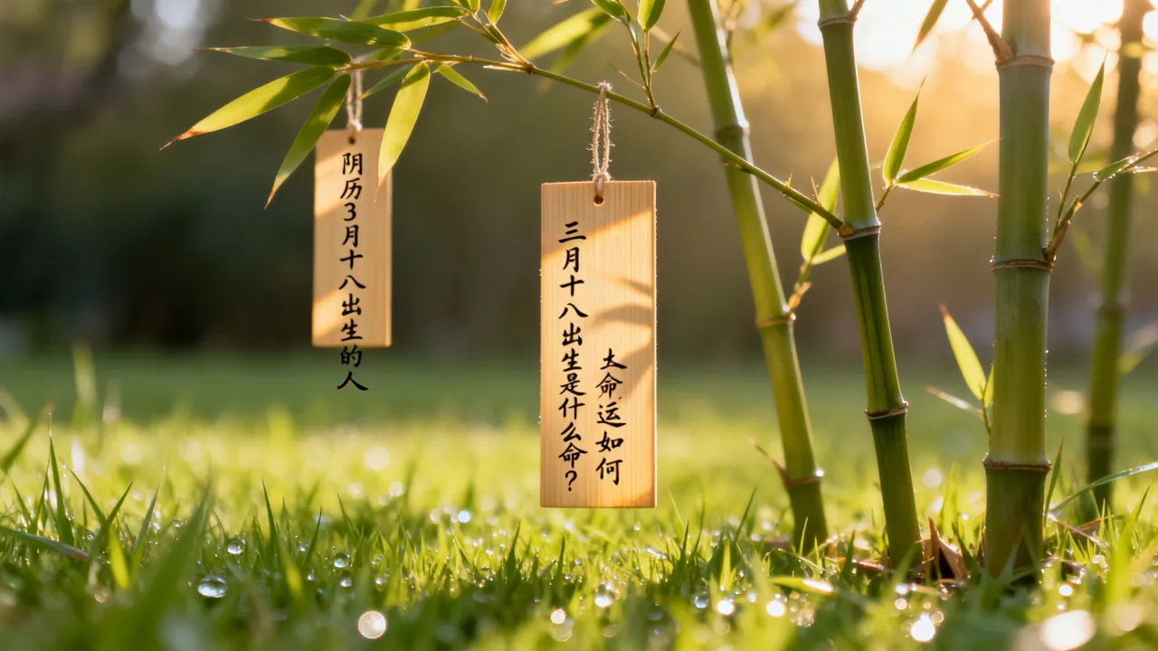 阴历3月十八出生的人命运如何，三月十八出生是什么命？