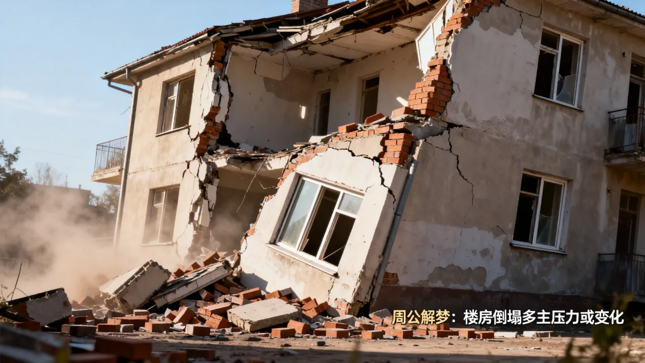 梦见楼房倒塌是什么意思，周公解梦预兆好坏？