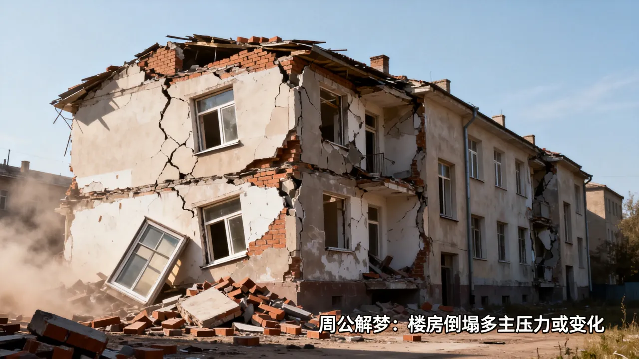 梦见楼房倒塌是什么意思,周公解梦预兆好坏? 梦见楼房倒塌是什么意思,周公解梦预兆好坏?