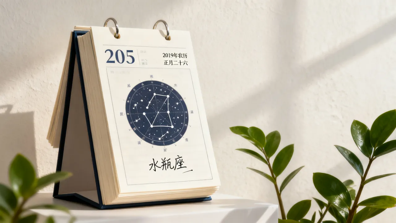2019阴历1.26是什么星座,农历正月二十六是几月几号 2019阴历1.26是什么星座,农历正月二十六是几月几号