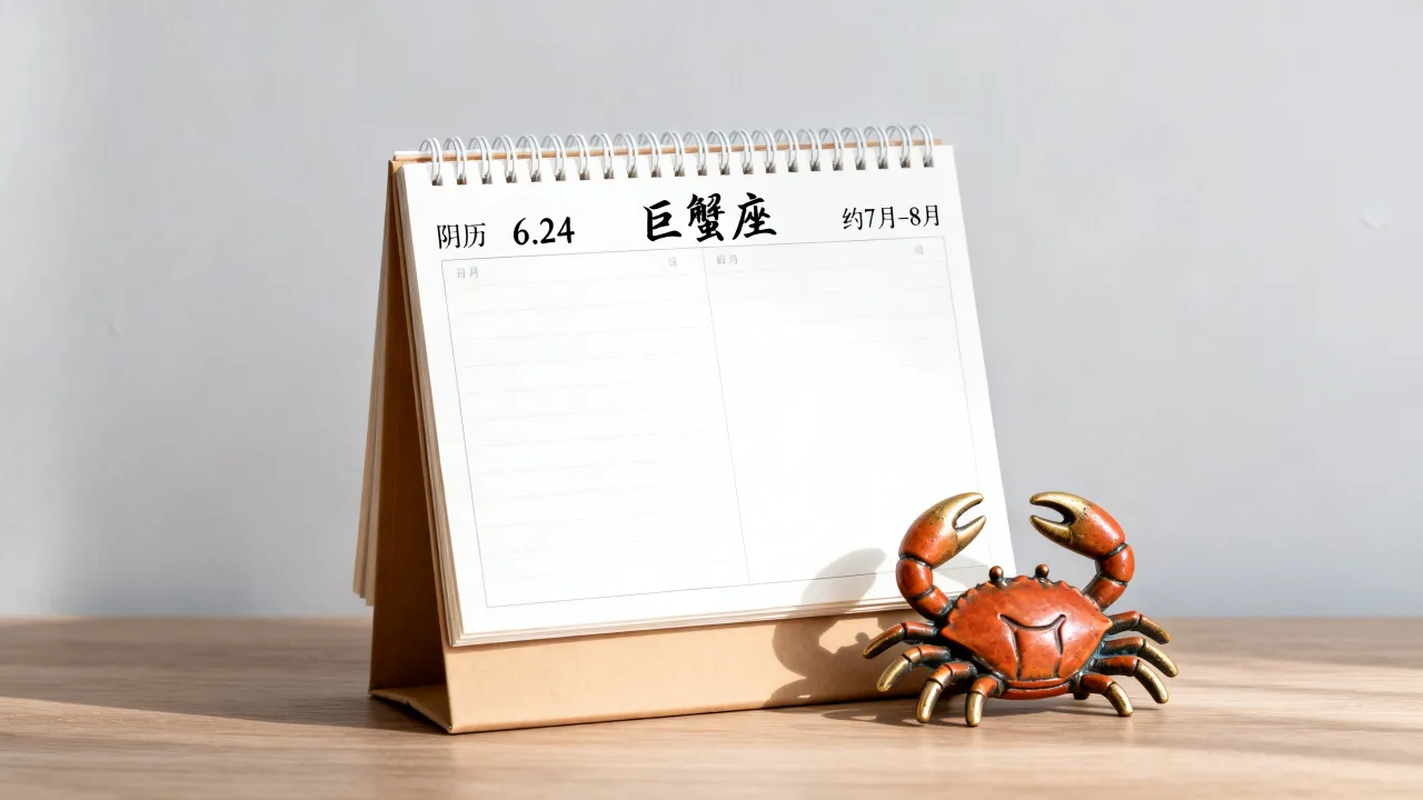 阴历6.24是什么星座？阴历六月二十四出生的人属于什么星座？