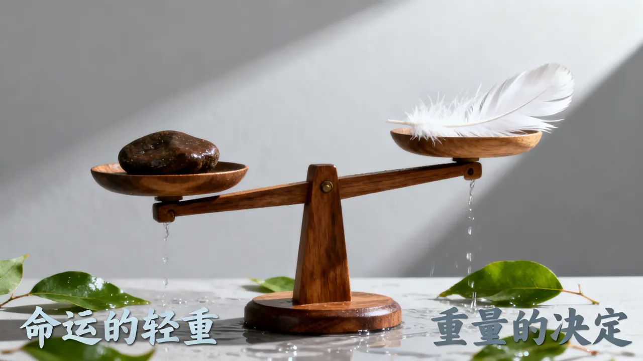 命运的轻重如何衡量,命运的重量由什么决定 命运的轻重如何衡量,命运的重量由什么决定