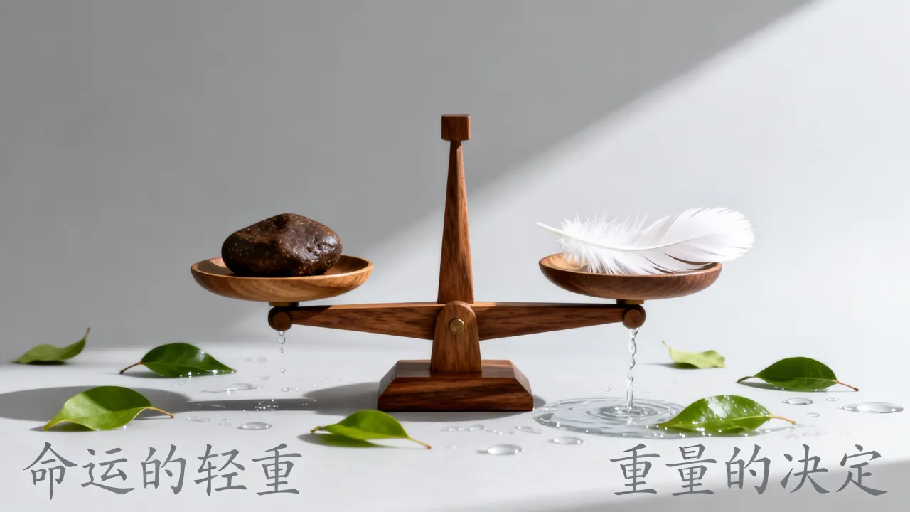 命运的轻重如何衡量，命运的重量由什么决定