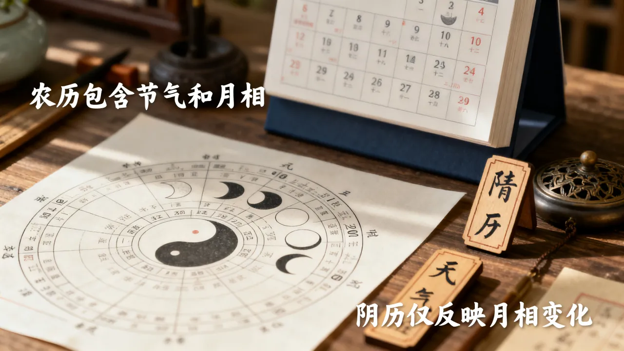 农历和阴历有什么区别？农历阴历如何区分？