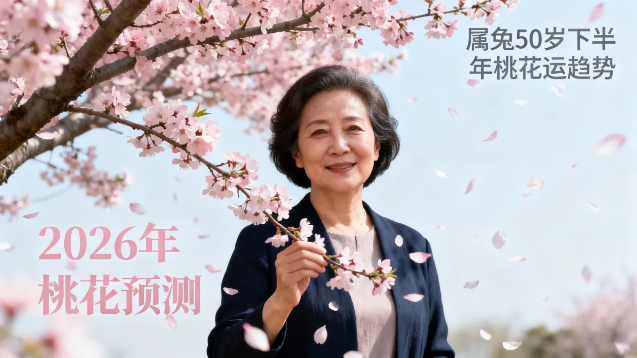属兔50岁下半年桃花运怎么样,属兔人2026年桃花运预测 属兔50岁下半年桃花运怎么样,属兔人2026年桃花运预测