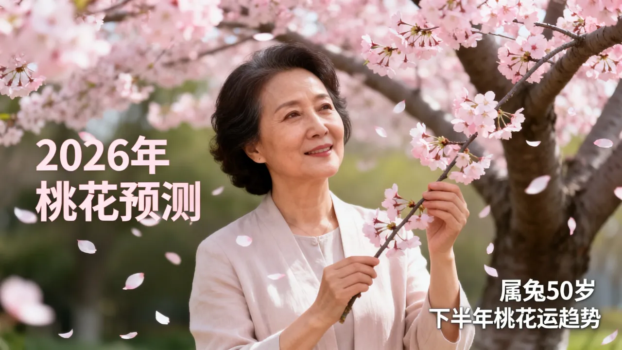 属兔50岁下半年桃花运怎么样,属兔人2026年桃花运预测 属兔50岁下半年桃花运怎么样,属兔人2026年桃花运预测