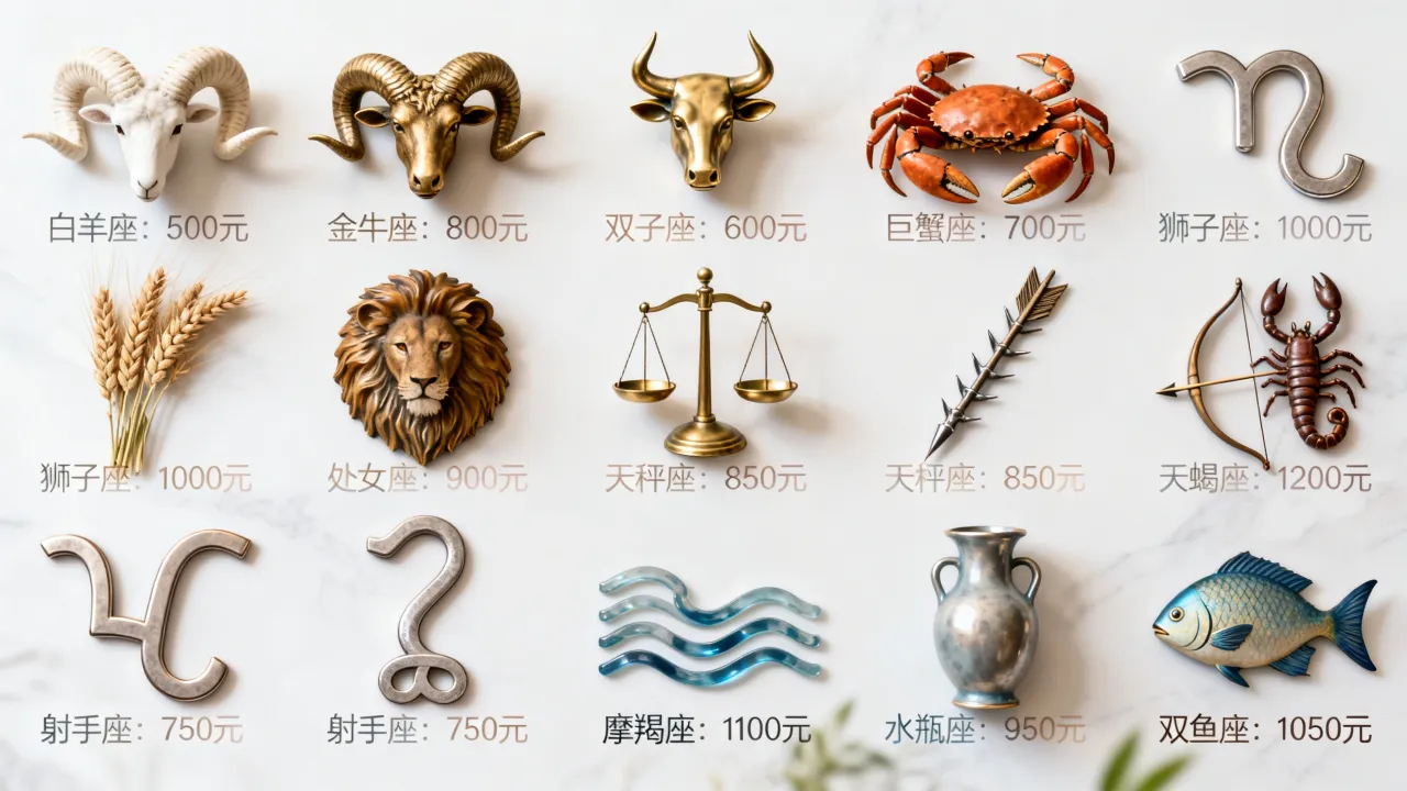 十二星座一个吻多少钱?天价吻值多少? 十二星座一个吻多少钱?天价吻值多少?