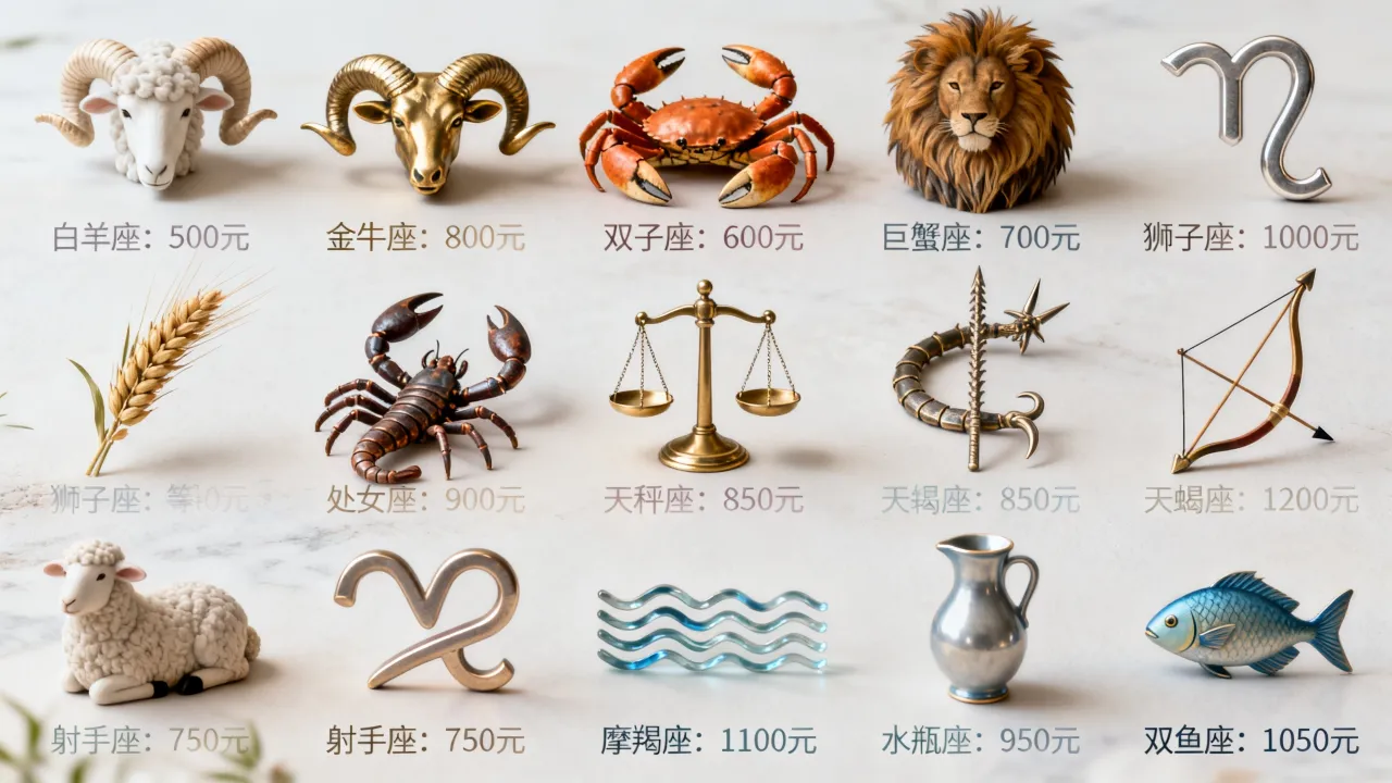 十二星座一个吻多少钱?天价吻值多少? 十二星座一个吻多少钱?天价吻值多少?