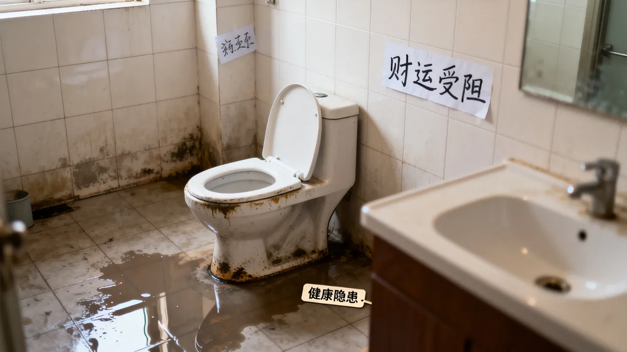 梦到厕所肮脏是什么征兆，周公解梦梦见厕所很脏是什么预兆？