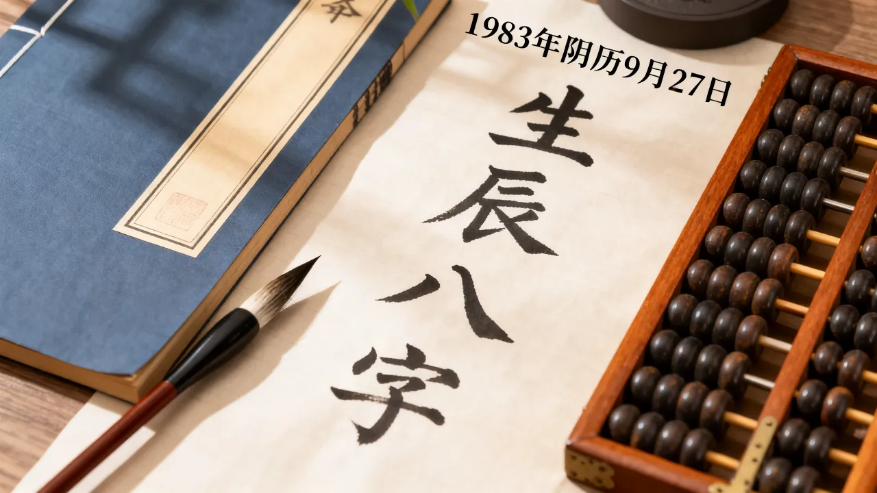 1983年阴历9月27日出生是什么命?阴历生辰八字 1983年阴历9月27日出生是什么命?阴历生辰八字