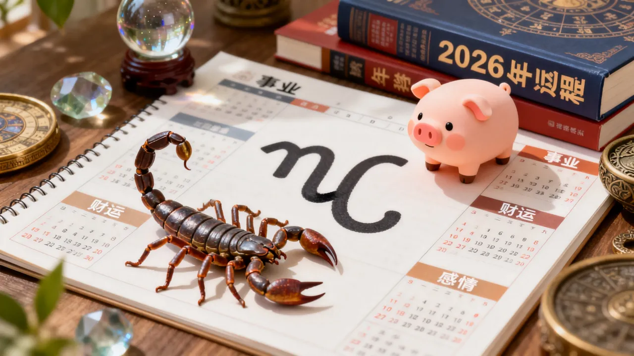 天蝎座属猪2026年全年运程如何?属猪天蝎座今年运势好吗? 天蝎座属猪2026年全年运程如何?属猪天蝎座今年运势好吗?