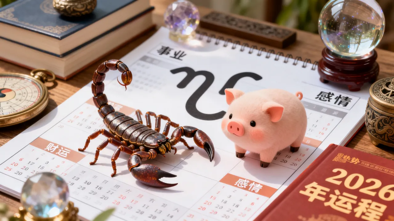 天蝎座属猪2026年全年运程如何?属猪天蝎座今年运势好吗? 天蝎座属猪2026年全年运程如何?属猪天蝎座今年运势好吗?