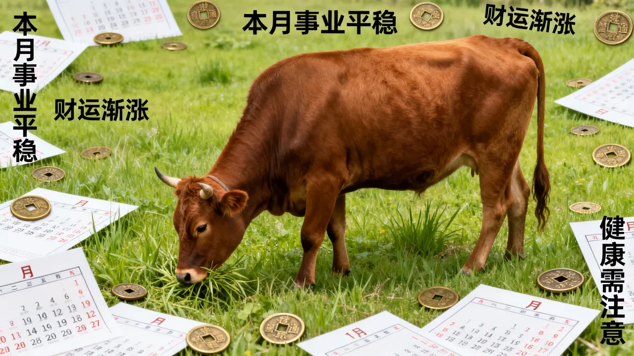 生肖牛这个月命运如何?,属牛人本月运势详解 生肖牛这个月命运如何?,属牛人本月运势详解