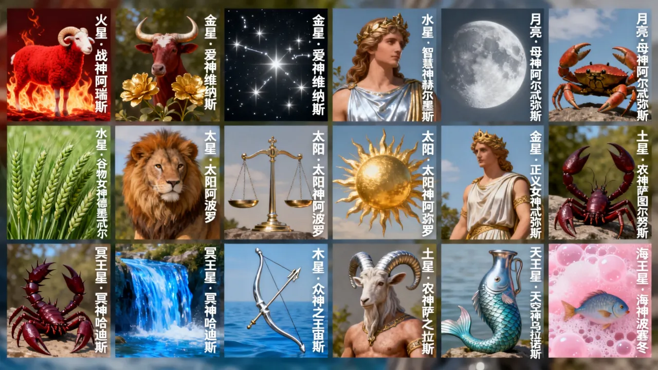 十二星座谁守护?十二星座守护星和守护神分别是谁 十二星座谁守护?十二星座守护星和守护神分别是谁