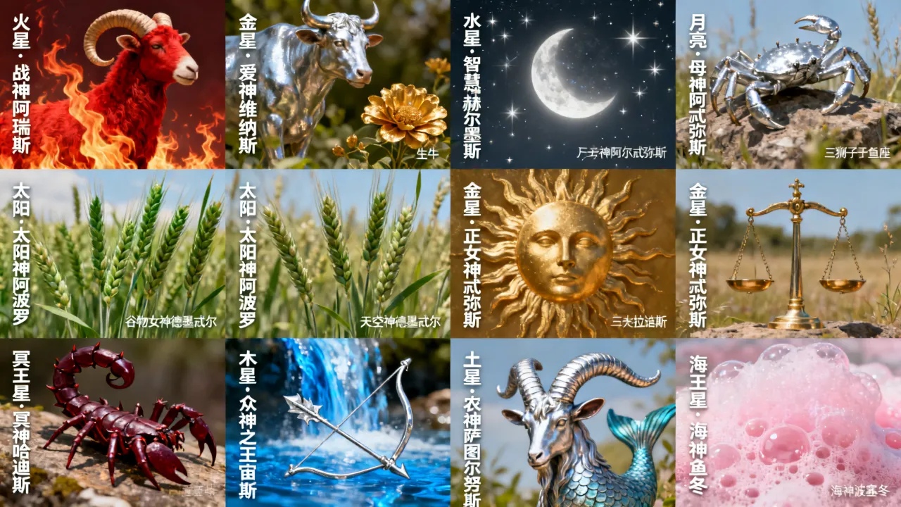 十二星座谁守护?十二星座守护星和守护神分别是谁 十二星座谁守护?十二星座守护星和守护神分别是谁