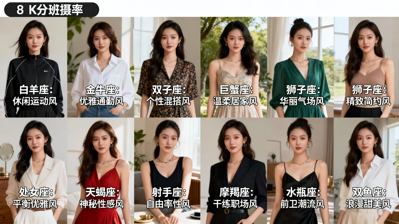 十二星座女谁最会穿搭？各星座穿衣风格全解析