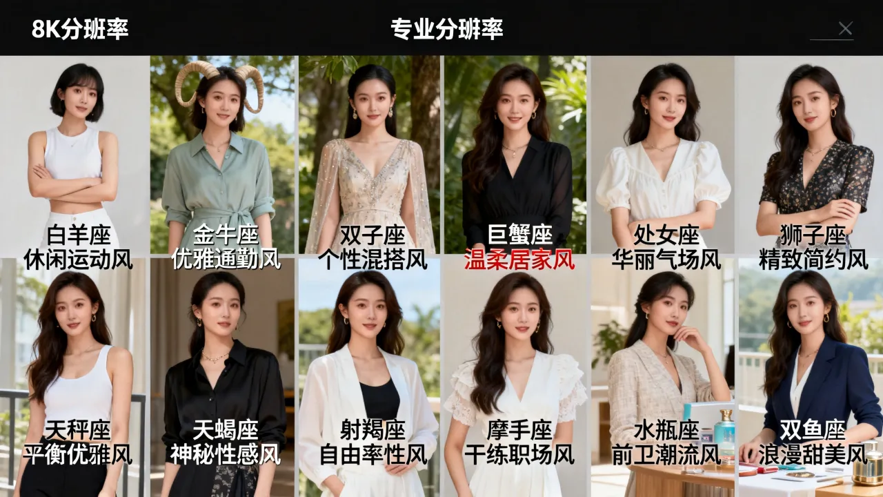十二星座女谁最会穿搭？各星座穿衣风格全解析