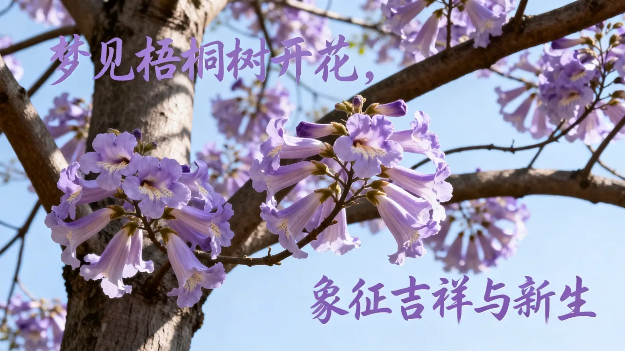 梦到了梧桐树花有什么预兆，梦见梧桐树开花好不好？