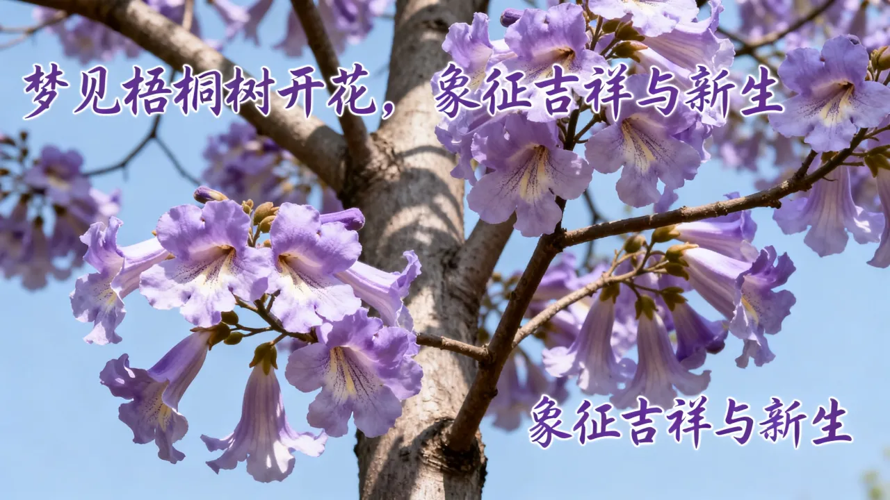 梦到了梧桐树花有什么预兆，梦见梧桐树开花好不好？