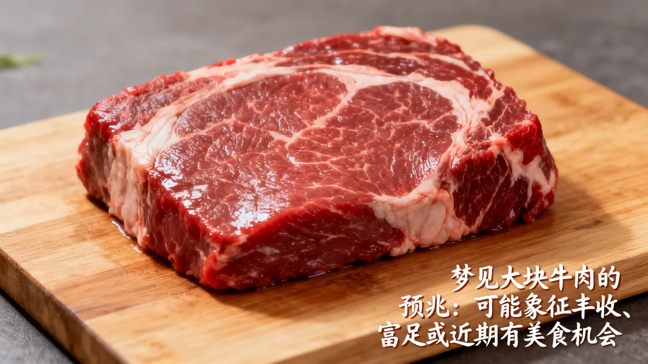 梦见大块牛肉的预兆是什么,梦见大块牛肉有何征兆? 梦见大块牛肉的预兆是什么,梦见大块牛肉有何征兆?