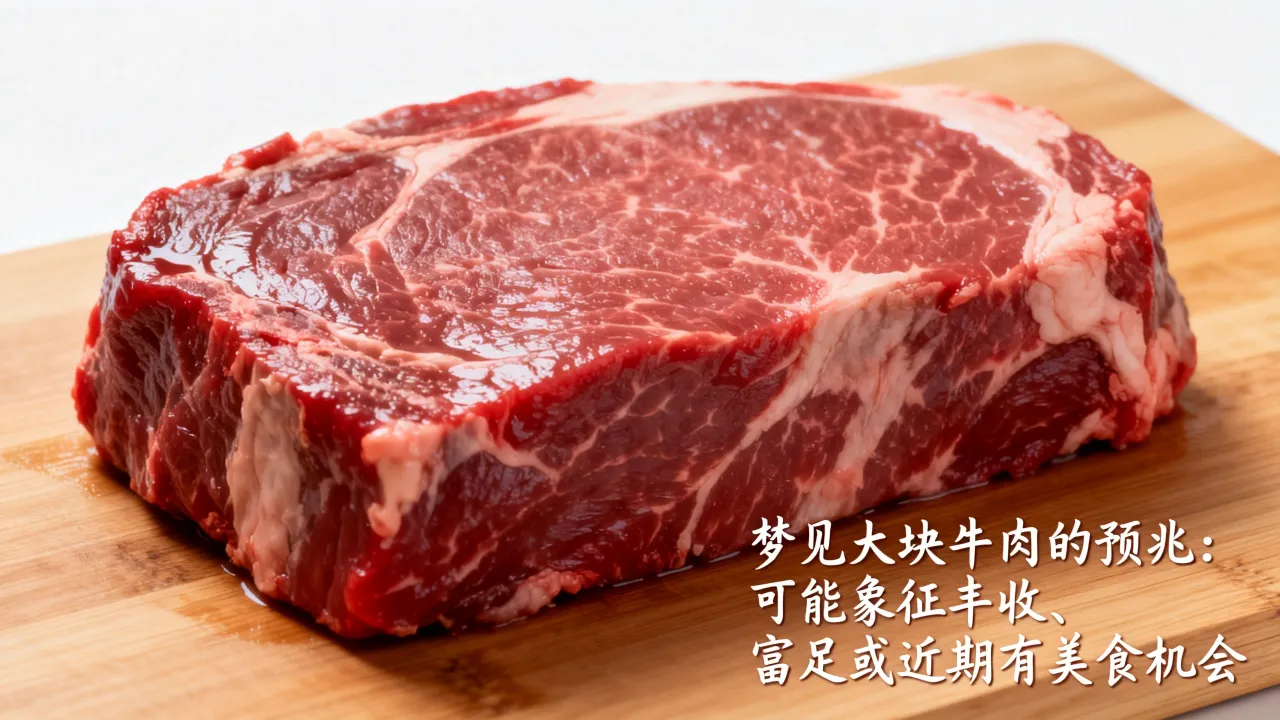 梦见大块牛肉的预兆是什么,梦见大块牛肉有何征兆? 梦见大块牛肉的预兆是什么,梦见大块牛肉有何征兆?