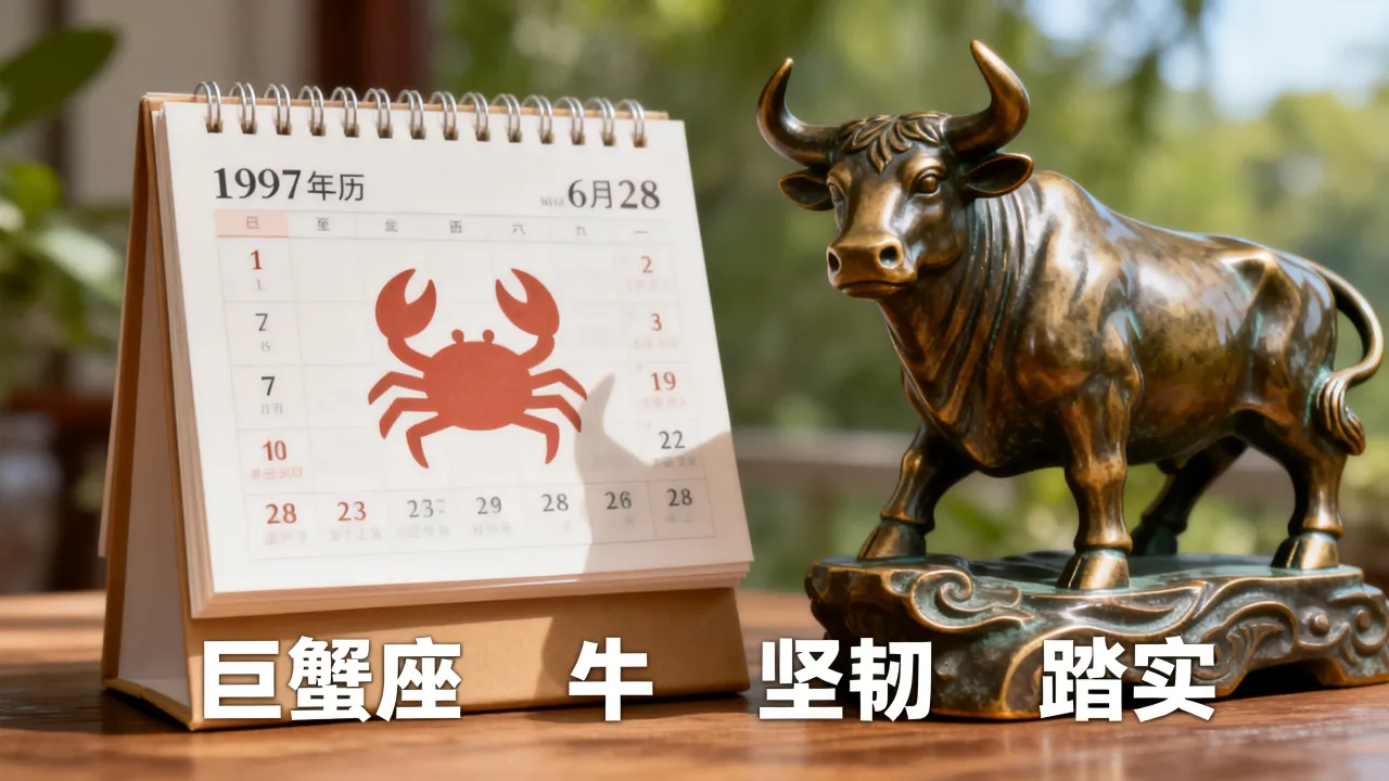 1997阴历6月28日是什么星座,农历6月28属牛的人命运如何 1997阴历6月28日是什么星座,农历6月28属牛的人命运如何