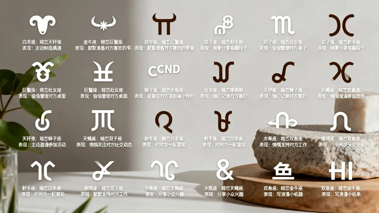 十二星座暗恋的星座分别是谁,这些星座暗恋时会怎样 十二星座暗恋的星座分别是谁,这些星座暗恋时会怎样