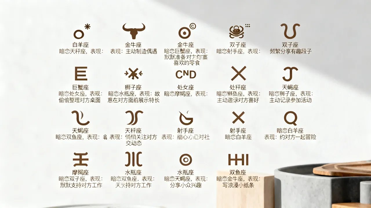 十二星座暗恋的星座分别是谁,这些星座暗恋时会怎样 十二星座暗恋的星座分别是谁,这些星座暗恋时会怎样