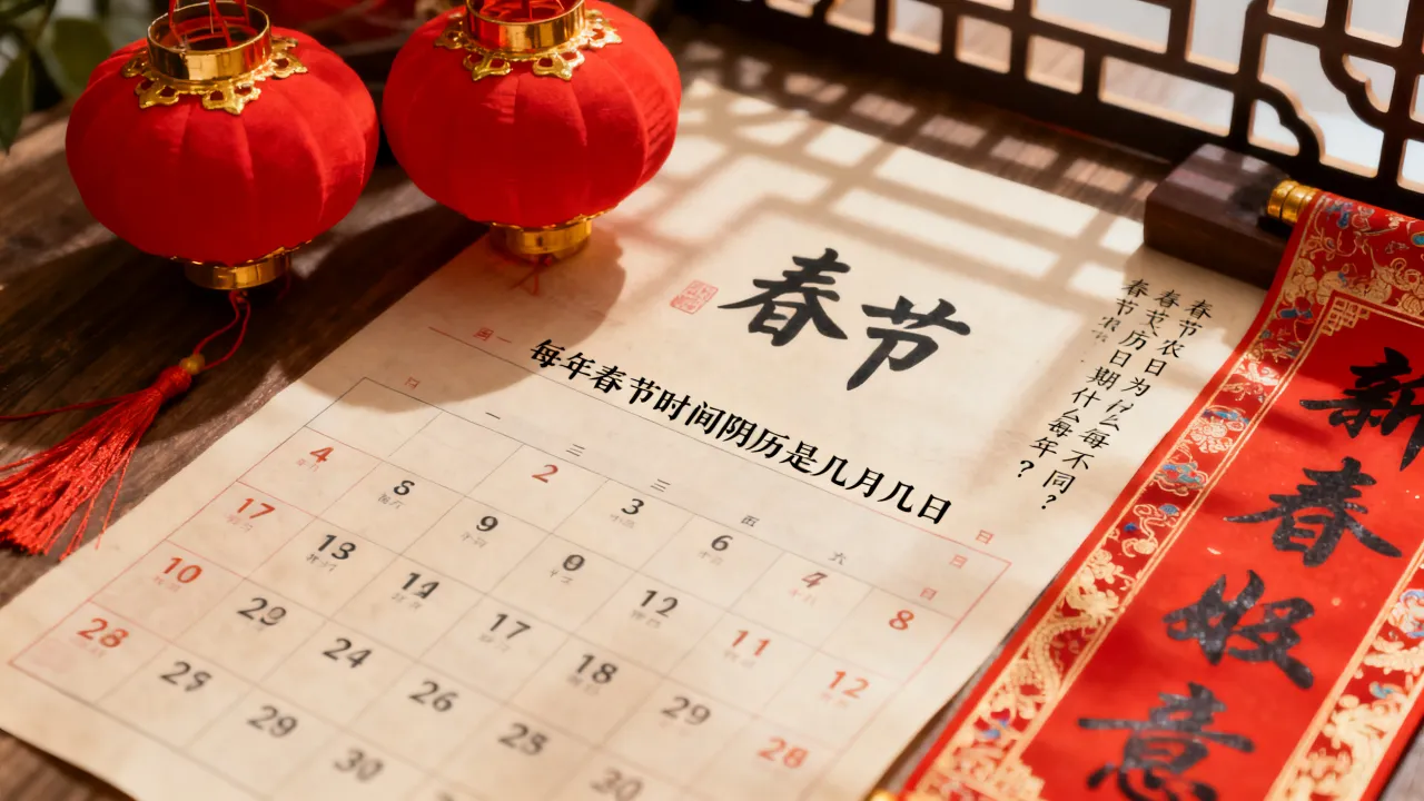 每年春节时间阴历是几月几日,春节农历日期为什么每年不同? 每年春节时间阴历是几月几日,春节农历日期为什么每年不同?