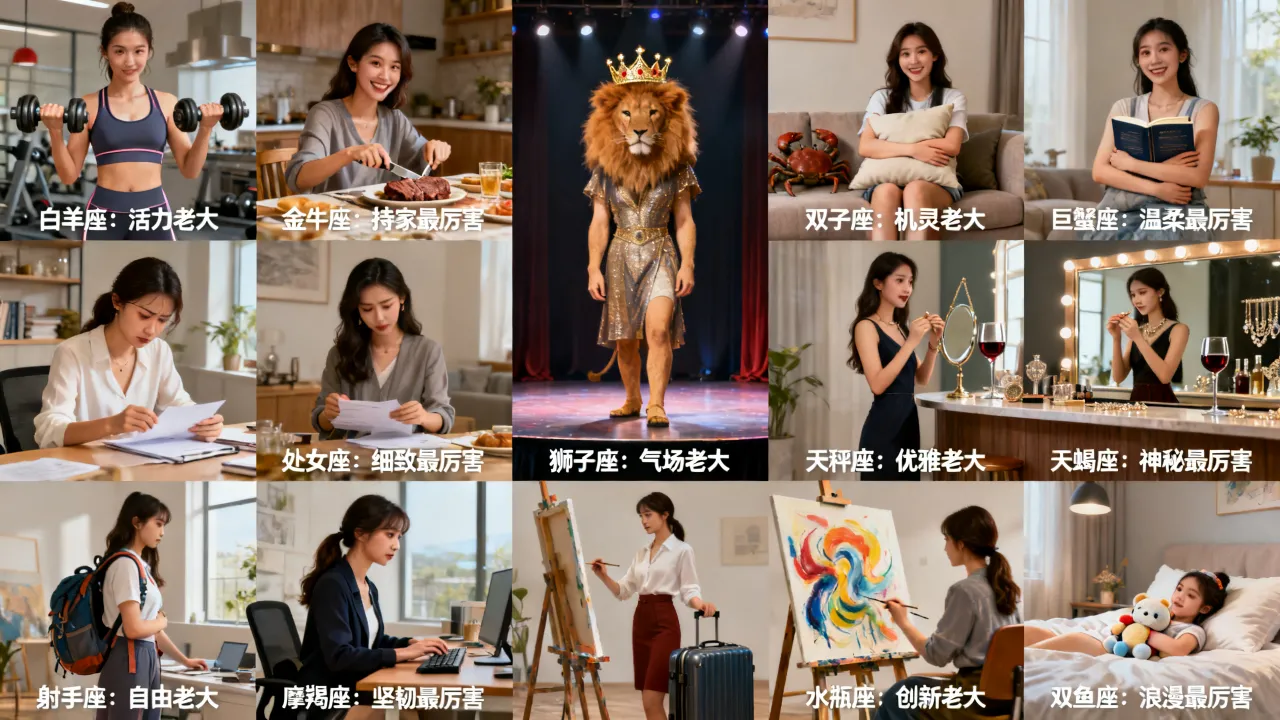 十二星座中哪个星座女生是老大,十二星座女生谁最厉害 十二星座中哪个星座女生是老大,十二星座女生谁最厉害