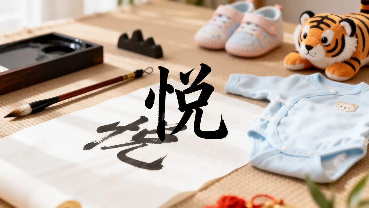 虎年宝宝起名什么悦字好,悦字在名字中的含义 虎年宝宝起名什么悦字好,悦字在名字中的含义