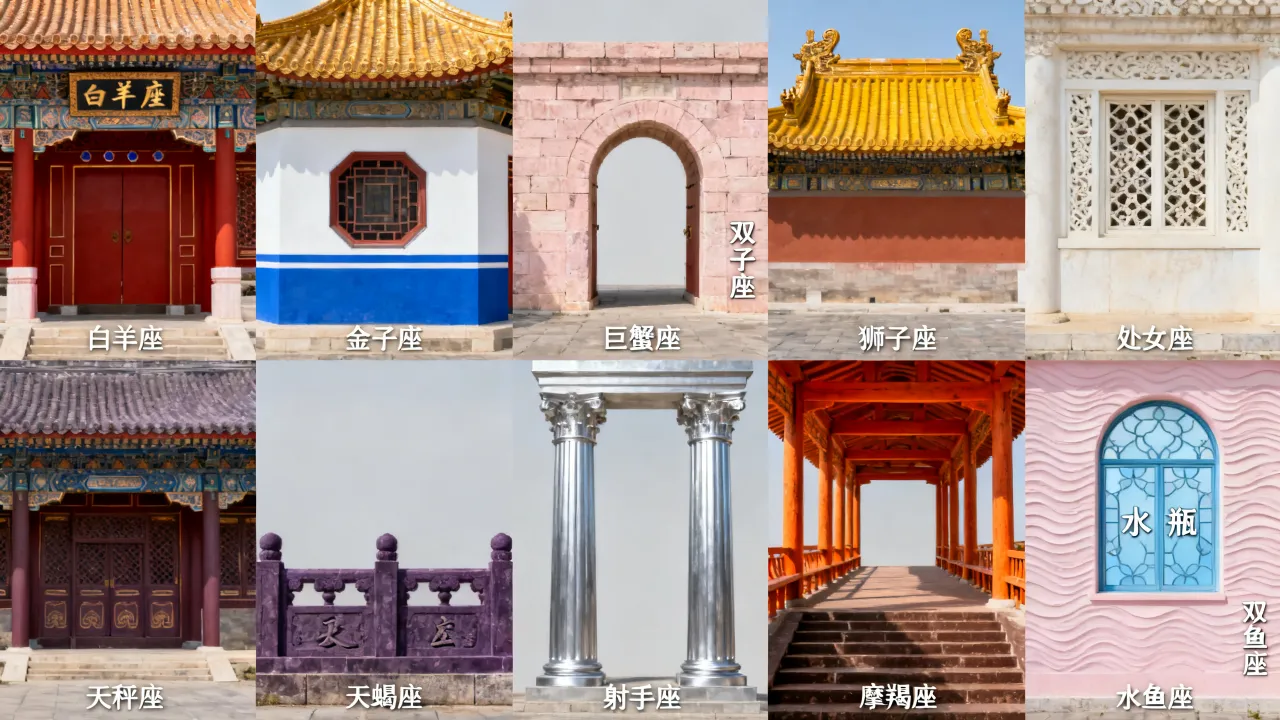 十二星座专属宫院你想住哪个？星座宫殿特色大公开