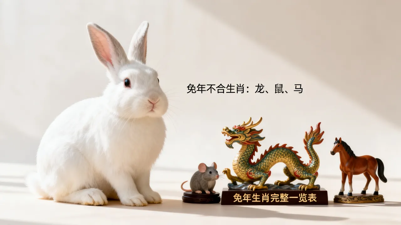 兔年不合生肖是什么动物,兔年生肖完整一览表 兔年不合生肖是什么动物,兔年生肖完整一览表