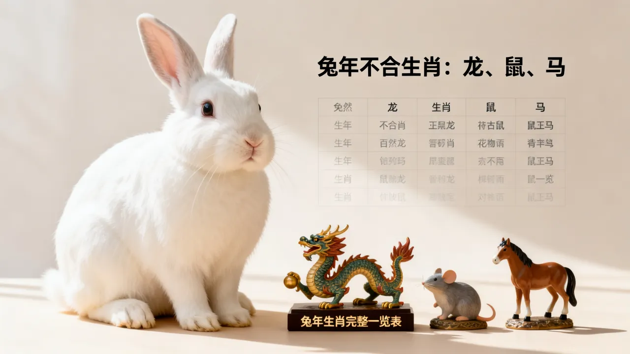 兔年不合生肖是什么动物,兔年生肖完整一览表 兔年不合生肖是什么动物,兔年生肖完整一览表