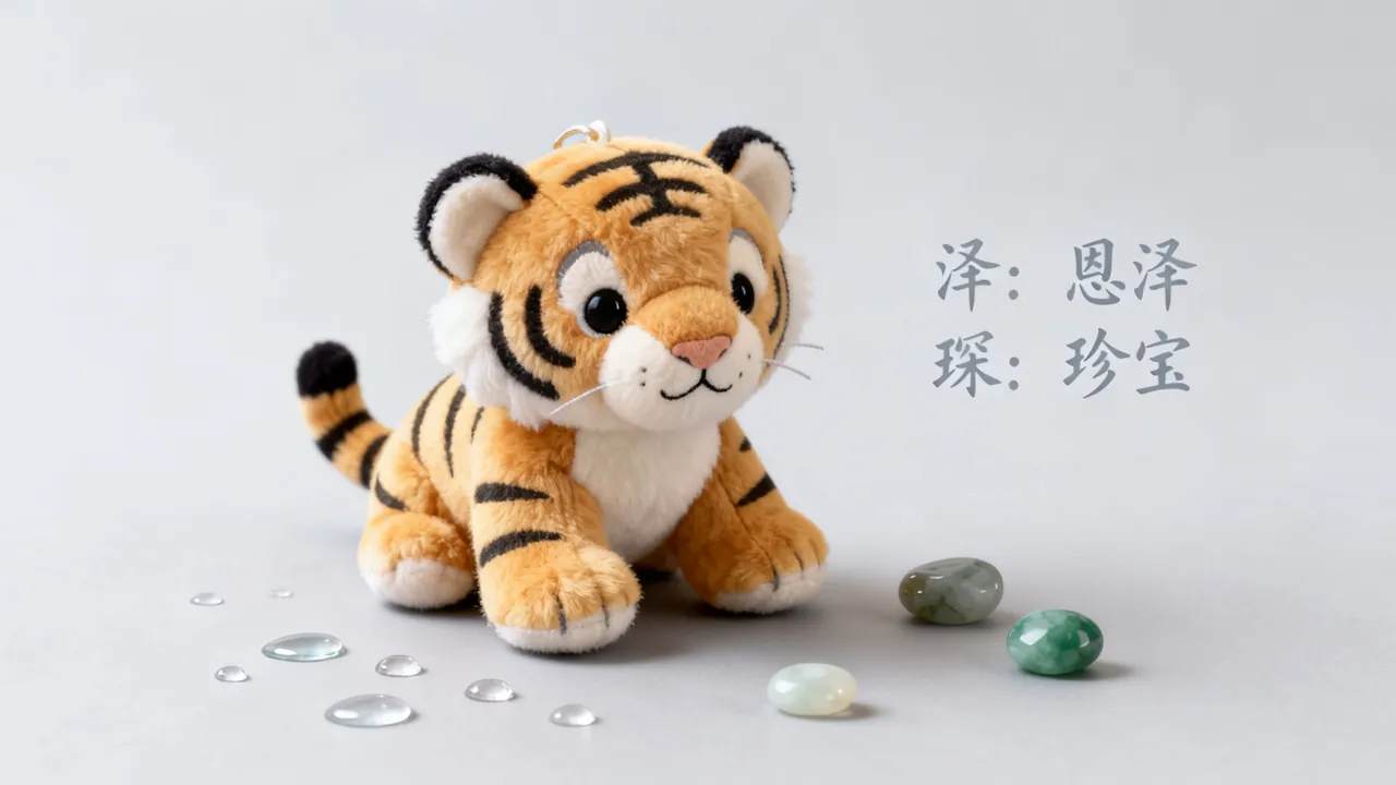 虎宝宝起名泽琛怎么样，名字寓意和吉凶如何？