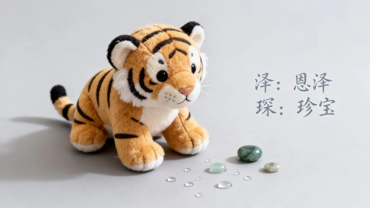 虎宝宝起名泽琛怎么样，名字寓意和吉凶如何？