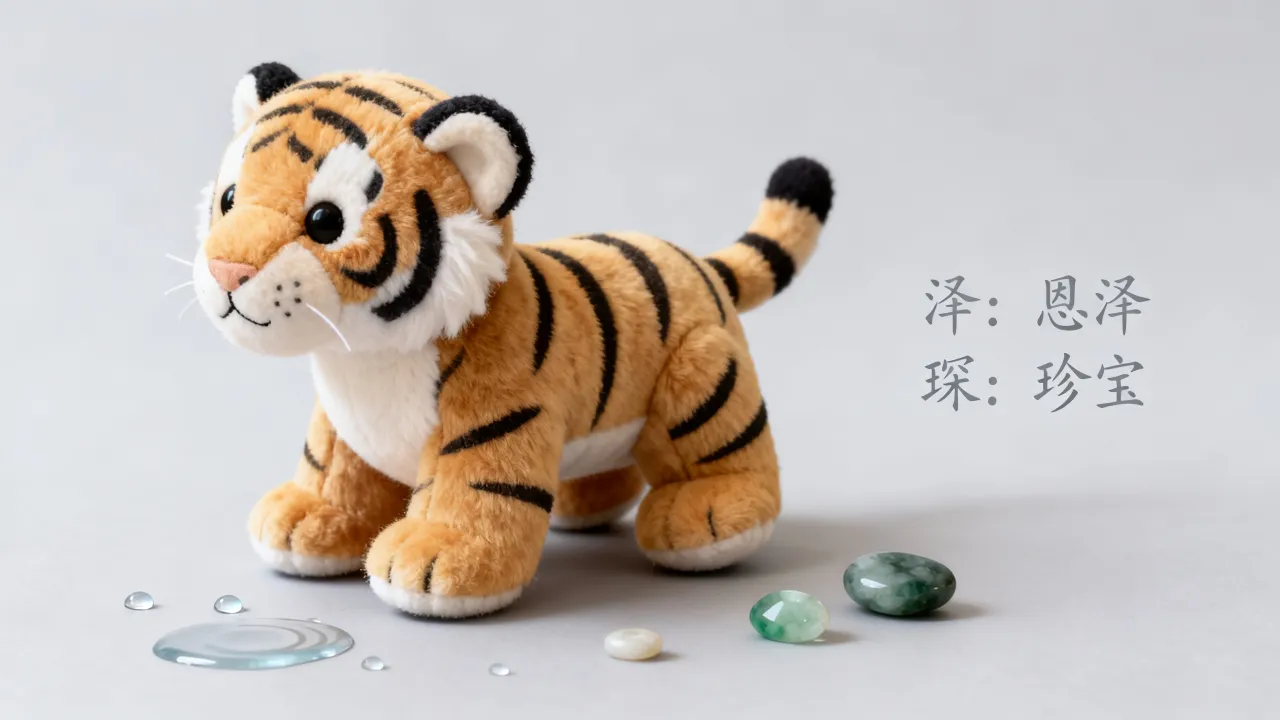 虎宝宝起名泽琛怎么样，名字寓意和吉凶如何？
