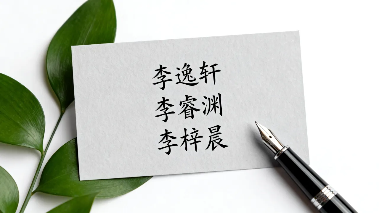 男宝宝怎么起名姓李，李姓男孩取什么名字好听