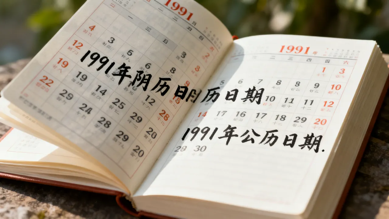 1991阴历是多少号,1991年阴历对应公历几月几号 1991阴历是多少号,1991年阴历对应公历几月几号