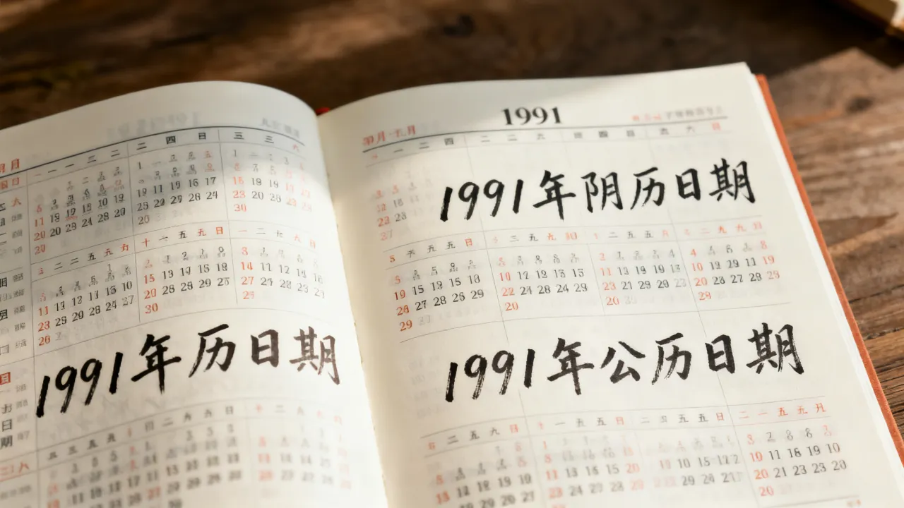 1991阴历是多少号,1991年阴历对应公历几月几号 1991阴历是多少号,1991年阴历对应公历几月几号