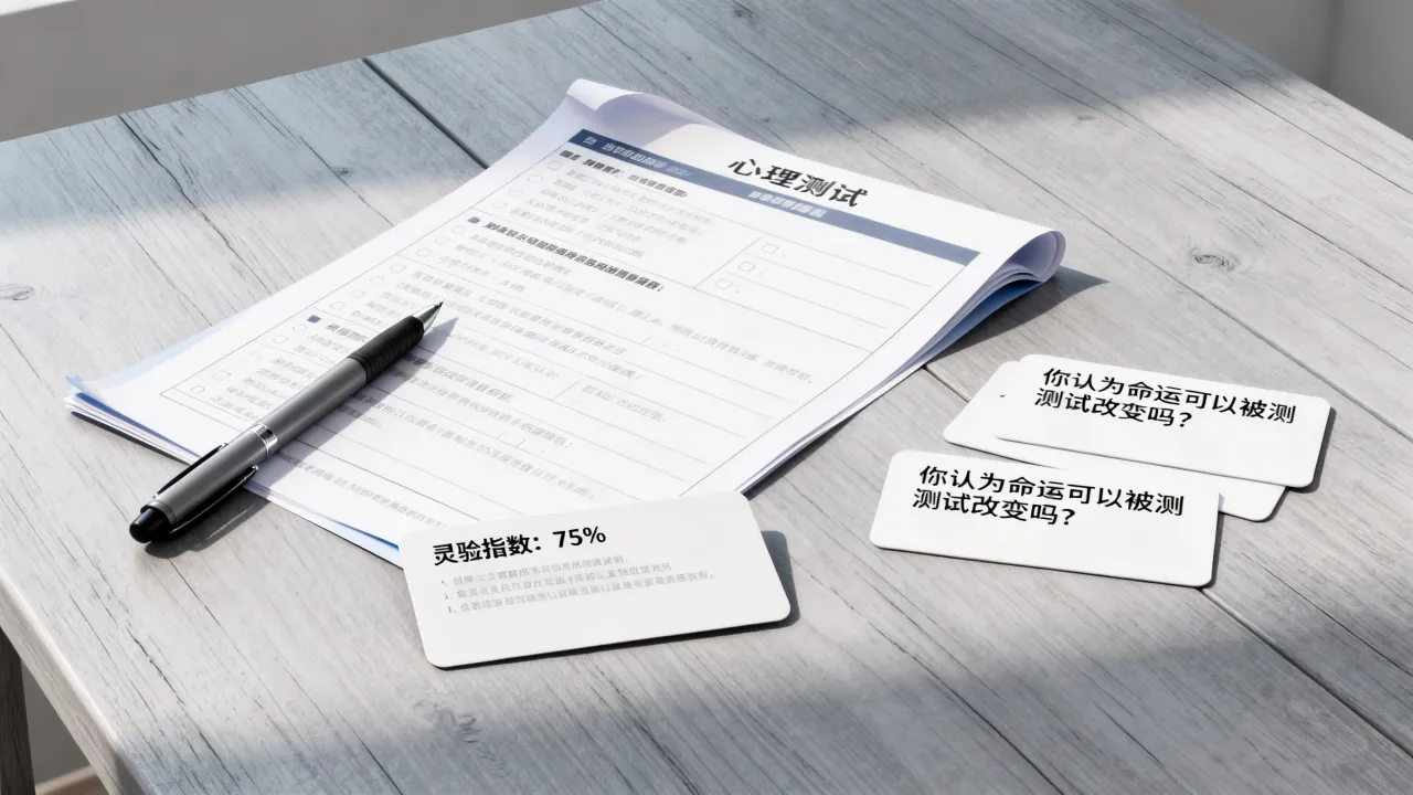 心理测试命运的结局准不准，测出来的结果真的灵验吗