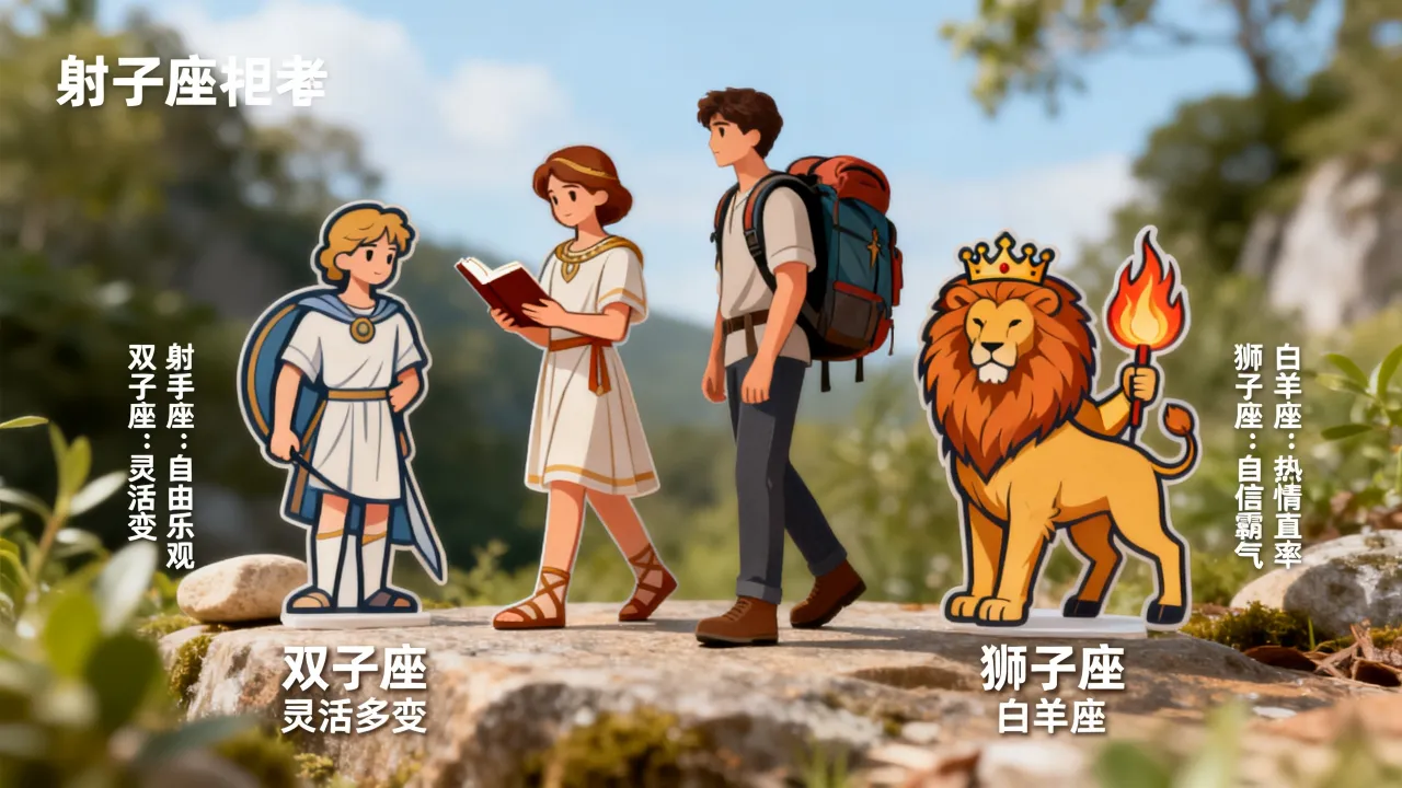 十二星座中哪些星座最像，为什么它们如此相似？