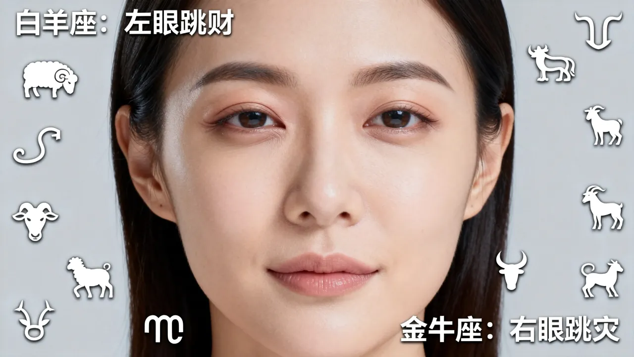 眼皮跳真的是十二星座预兆吉凶,左眼跳财右眼跳灾准不准 眼皮跳真的是十二星座预兆吉凶,左眼跳财右眼跳灾准不准