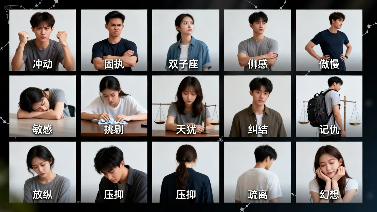 十二星座哪里最坏?各星座最致命的缺点是什么 十二星座哪里最坏?各星座最致命的缺点是什么