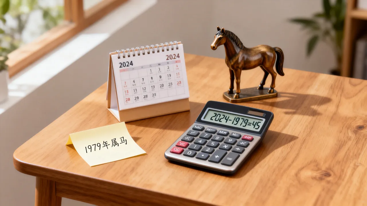 属马的今年多大岁数了，79年属马人年龄计算方法